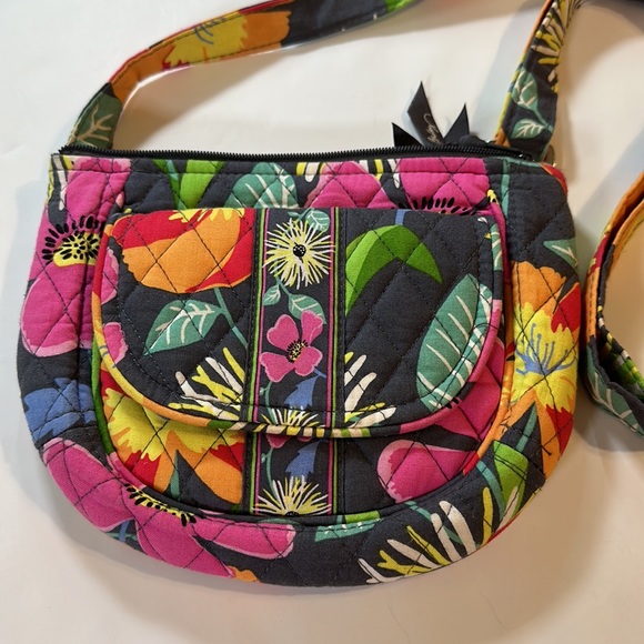 Vera Bradley Retired Jazzy Blooms Small Crossbody Bag - Picture 2 of 6